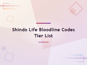 Shindo Life Bloodline Codes Tier List - All Bloodlines Ranked 2024