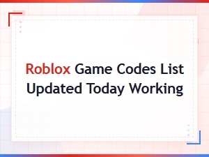 Roblox Game Codes List Updated Today - New Working Codes 2025